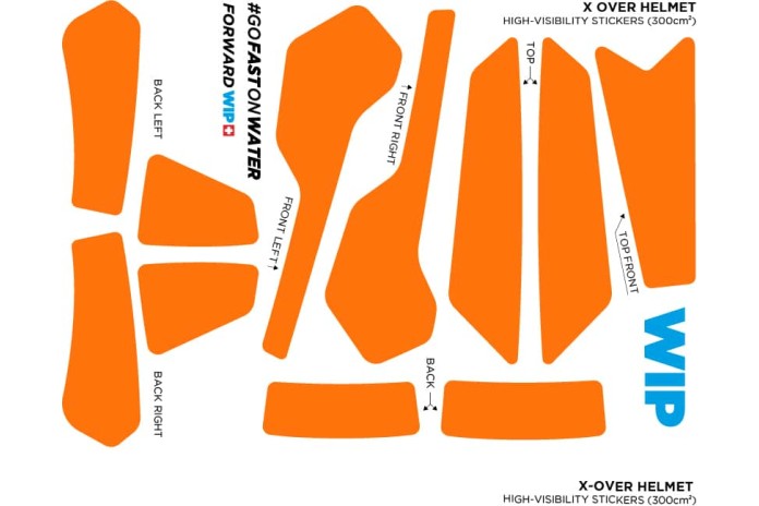 FORWARD WIP Bandes Réfléchissantes Casque