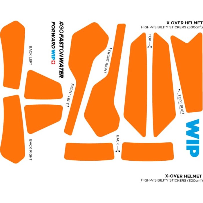 FORWARD WIP Bandes Réfléchissantes Casque