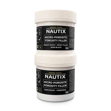 Nautix Micro-Porosite Enduit Epoxy Noire Carbone pour Foil