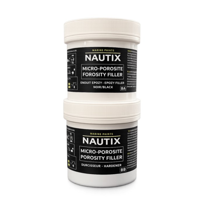 Nautix Micro-Porosite Enduit Epoxy Noire Carbone pour Foil