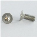 Vis inox à tête cylindrique large à empreinte Torx T 45 8mm M8 Vis inox à tête cylindrique large à empreinte Torx T 45 8mm M8
