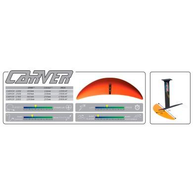AFS ALPHA Carver SURF SUP WING FOIL T-Bar - FOIL COMPLET