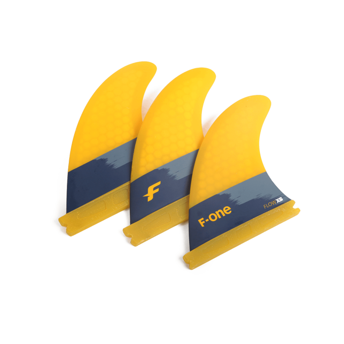 F-ONE Future set tri-fins Flow XS