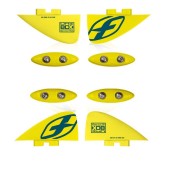 Set Ailerons Fone Unibox Lime 50mm