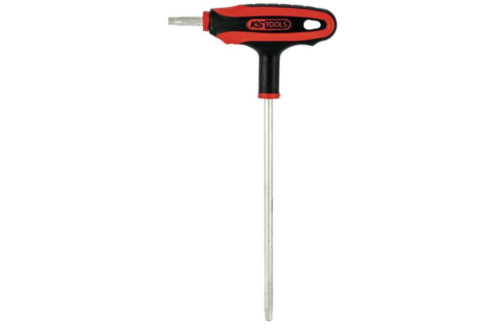 Clé mâle TORX tête sphérique à poignée en T