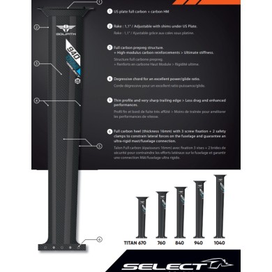 Select Goliath Foil Mast