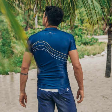 SAINT JACQUES Lycra manche courte waves