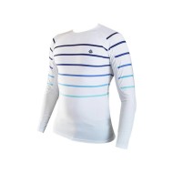 Saint Jacques Lycra Manche longue lines Blanc