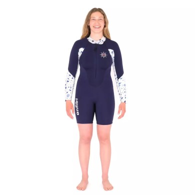 MELLOW SEA Anfibi Femme Shorty 4/3mm Double zip
