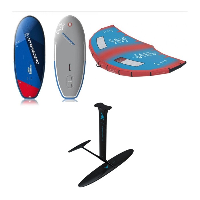 PACK Gonflable STARBOARD Air Foil Deluxe + AK Plasma Alu + FREEWING Air V3