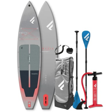 Pack sup paddle gonflable RAY AIR SLT 11.6 FANATIC (sup. pompe. pagaie. sac)