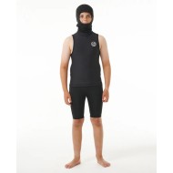 RIPCURL Veste de surf enfant Polypro à capuche Flashbomb