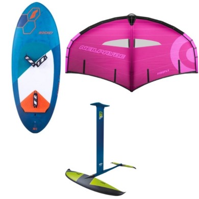 PACK Freeride TABOU Rocket Wing MTE + NEILPRYDE Firefly + TAHE Aquilon