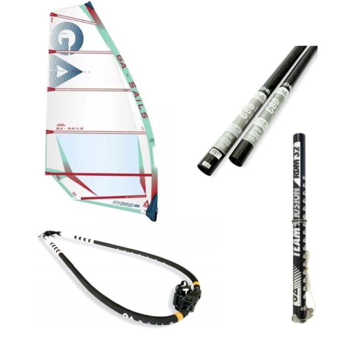 PACK GAASTRA Hybrid + GA C80+ GA Black line + Extension Alu